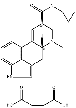 Lysergamide, N-cyclopropyl-, maleate (6CI) Structure