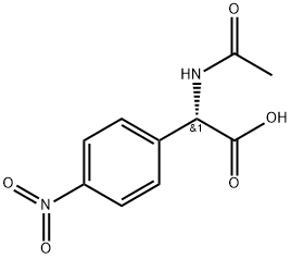 N-Ac-S-4-Nitro-Phenylglycine Structure