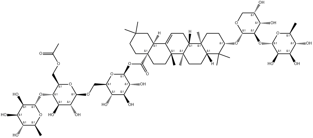 刺五加皂苷C4,114906-75-1,结构式