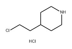 Piperidine, 4-(2-chloroethyl)-, hydrochloride (1:1) Struktur