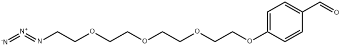 Benzaldehyde-PEG4-azide, 1151451-77-2, 结构式