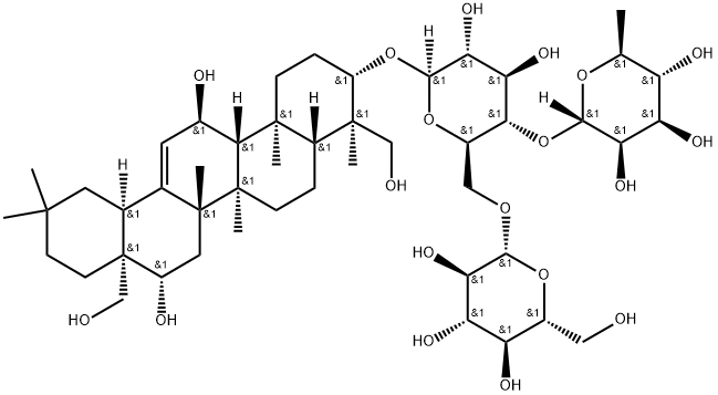 11(Α)-羟基柴胡皂苷K 结构式