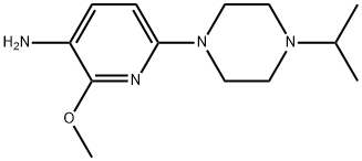 2-Methoxy-6-[4-(1-methylethyl)-1-piperazinyl]-3-pyridinamine,1154171-96-6,结构式