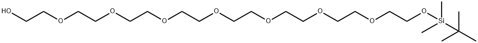 TBDMS-八聚乙二醇-羟基, 1155404-41-3, 结构式