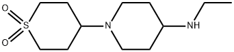 4-(4-(ethylamino)piperidin-1-yl)tetrahydro-2H-thiopyran1,1-dioxide Structure