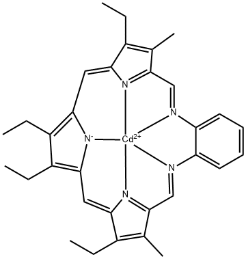 cadmium texaphyrin Structure