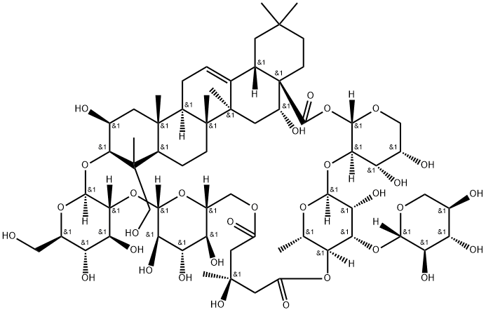 土贝母苷丙,115810-13-4,结构式