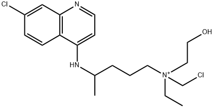 N-Chloromethyl Hydroxychloroquine Iodide  (>90%) Structure