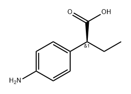 (S)-2-(4-氨基苯基)丁酸,1159497-16-1,结构式