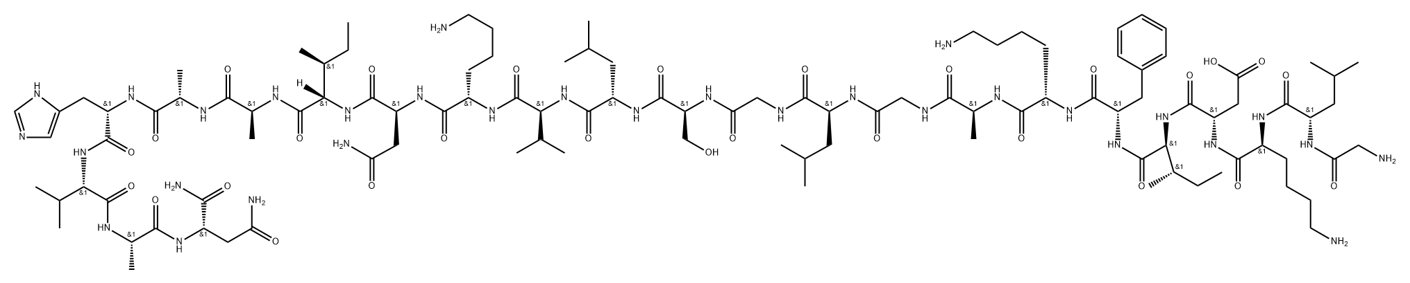 Alyteserin-1d Structure