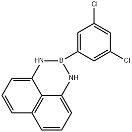 2-(3-3,5-DICHLOROPHENYL)-2,3-DIHYDRO-1H-NAPHTHO[1,8-DE][1,3,2]DIAZABORININE 结构式