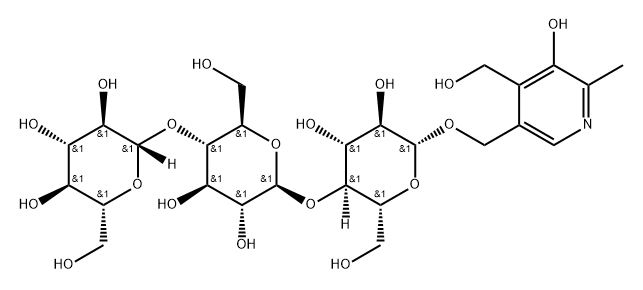 5'-O-(glucotriosyl)pyridoxine|