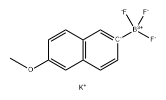 potassium 6-methoxy-2-naphthalenetrifluoroborate Struktur