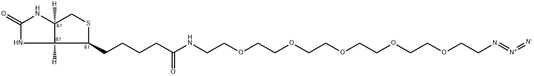 ビオチン-PEG5-アジド 化学構造式
