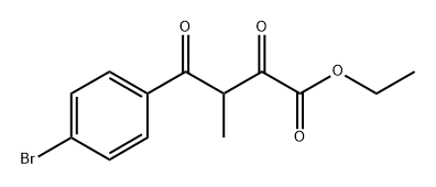 Benzenebutanoic acid, 4- broMo-β-Methyl-α,γ- dioxo-, ethyl ester Structure