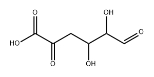 4-Deoxy-5-keto-hexuronic acid Structure