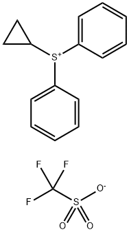 Sulfonium, cyclopropyldiphenyl-, 1,1,1-trifluoromethanesulfonate (1:1)