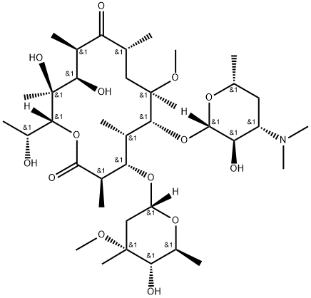 (14R)-14-Hydroxy Clarithromycin,116836-41-0,结构式