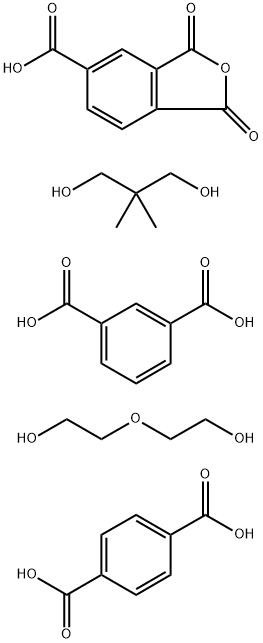 1,3-Benzenedicarboxylic acid, polymer with 1,4-benzenedicarboxylic acid, 1,3-dihydro-1,3-dioxo-5-isobenzofurancarboxylic acid, 2,2-dimethyl-1,3-propanediol and 2,2-oxybisethanol|
