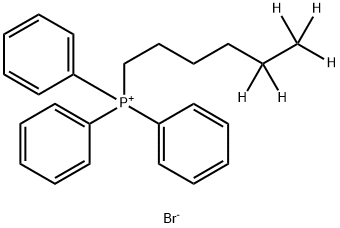 n-Hexyl-5,5,6,6,6-d5-triphenylphosphonium Bromide Structure
