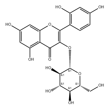 1169766-14-6 4H-1-Benzopyran-4-one, 2-(2,4-dihydroxyphenyl)-3-(β-D-glucopyranosyloxy)-5,7-dihydroxy-