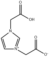 1,3-Bis(carboxymethyl)-1H-imidazolium Structure