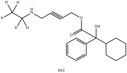 N-Desethyl Oxybutynin-d5 HCl Structure