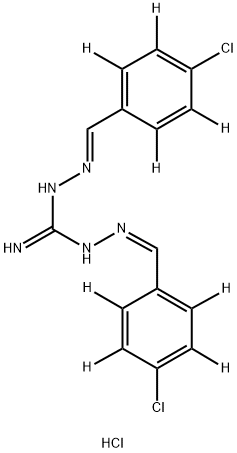 Robenidine-d8 HCl 结构式