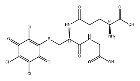 2-gluthionyl-3,5,6-trichloro-1,4-benzoquinone|