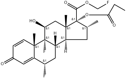 氟替卡松丙酸酯杂质3, 1174034-79-7, 结构式