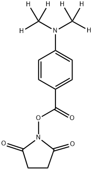 DMABA-d6 NHS ester Structure
