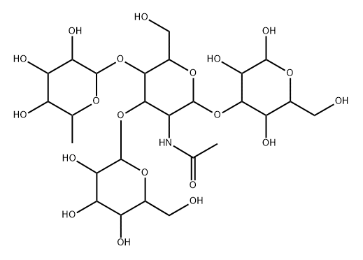 Lewis A tetrasaccharide Struktur