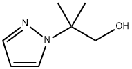 2-メチル-2-(1H-ピラゾール-1-イル)-1-プロパノール 化学構造式