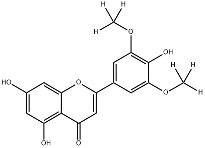 Tricin-d6 结构式
