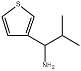 2-METHYL-1-(THIOPHEN-3-YL)PROPAN-1-AMINE 结构式