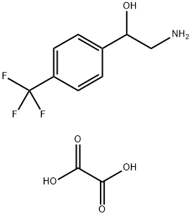 二S(2-氨基-1-[4-(三氟甲基)苯基]乙烷-1-醇),草酸盐,1181458-06-9,结构式