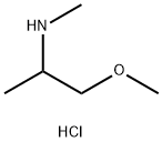 1-甲氧基-N-甲基丙-2-胺盐酸盐,1181458-90-1,结构式