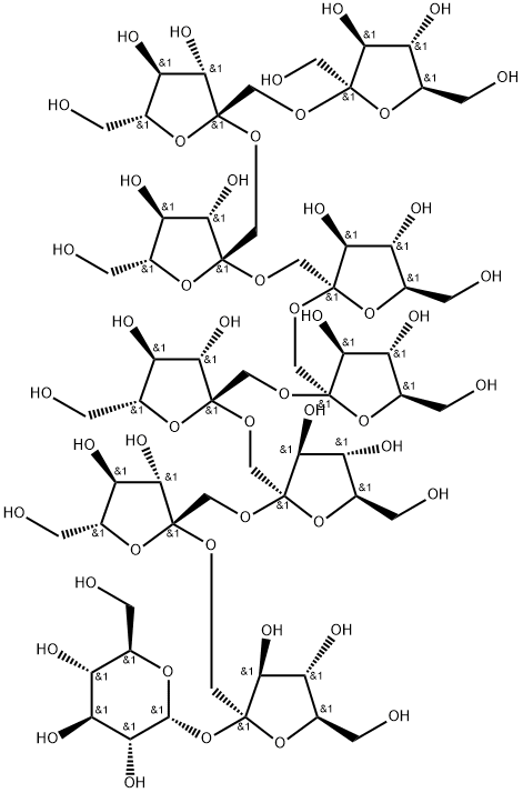 Fructo-oligosaccharide DP10/GF9 Structure