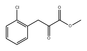 methyl 3-(2-chlorophenyl)-2-oxopropanoate Structure