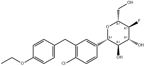 fluoro-Dapagliflozin Struktur