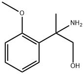 2-氨基-2-(2-甲氧基苯基)丙-1-醇 结构式