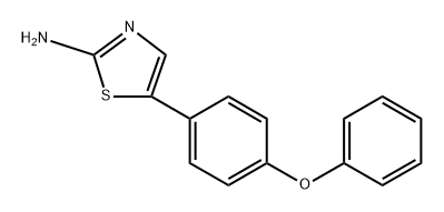 5-(4-Phenoxyphenyl)thiazol-2-amine,1183879-18-6,结构式