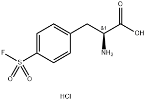 L-Phenylalanine-4-sulfonyl fluoride hydrochloride 结构式