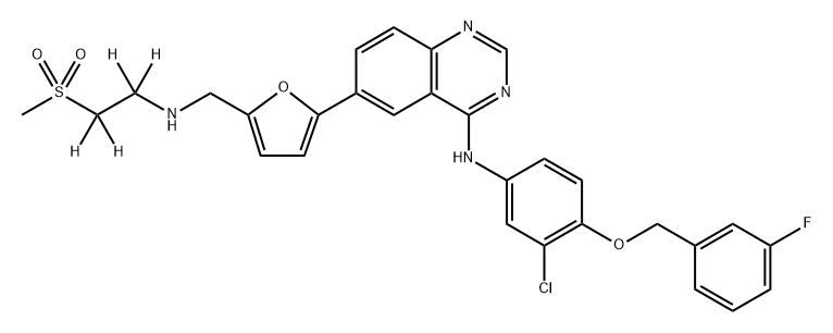 Lapatinib-d4 Structure