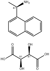 R-萘乙胺-L-酒石酸盐, 1184950-53-5, 结构式