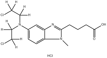 [2H8]-苯达莫司汀盐酸盐, 1185068-23-8, 结构式