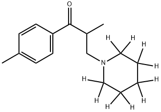 托哌酮-D10, 1185196-91-1, 结构式