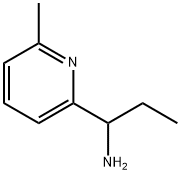 1-(6-メチル-2-ピリジニル)-1-プロパンアミン 化学構造式