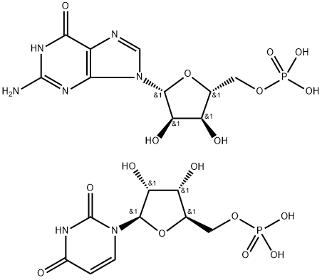 聚（鸟苷-尿苷）酸钾钠盐,118539-79-0,结构式