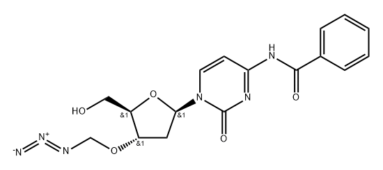 3′-O-Azidomethyl-N-Bz dC,1187621-03-9,结构式